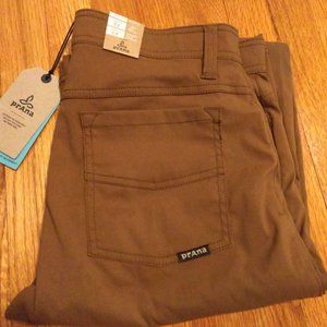 Prana Brion Pants 32x34 Sepia